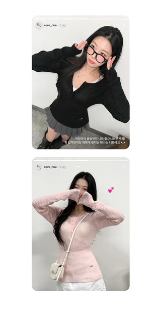 Wool Knit Top