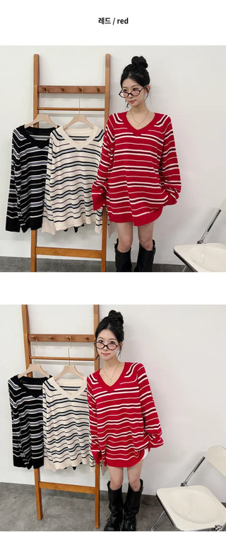 Striped Knit Top