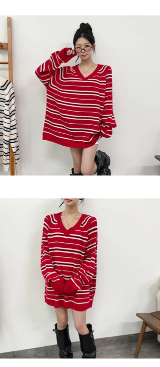 Striped Knit Top