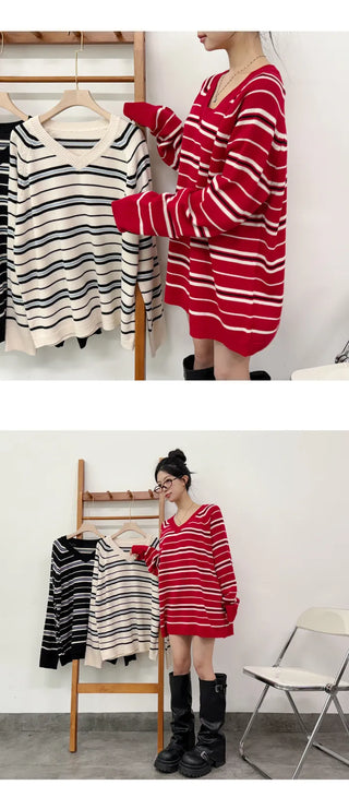 Striped Knit Top
