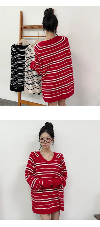 Striped Knit Top