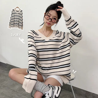 Striped Knit Top