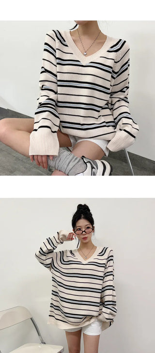 Striped Knit Top