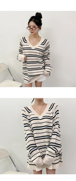 Striped Knit Top