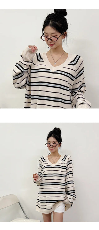 Striped Knit Top