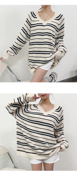 Striped Knit Top