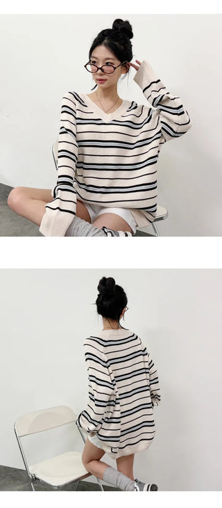 Striped Knit Top