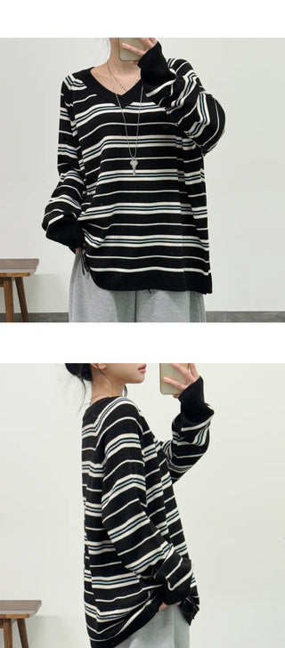 Striped Knit Top