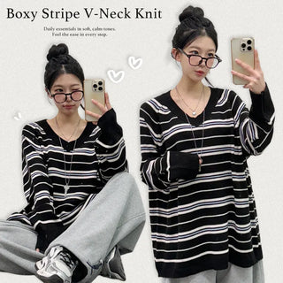 Striped Knit Top
