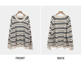 Striped Knit Top
