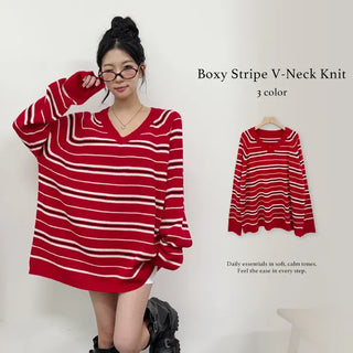 Striped Knit Top