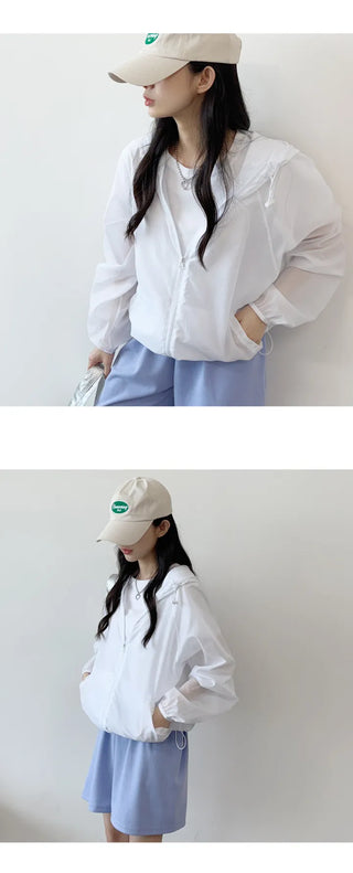 Oversized Windbreaker Hoodie