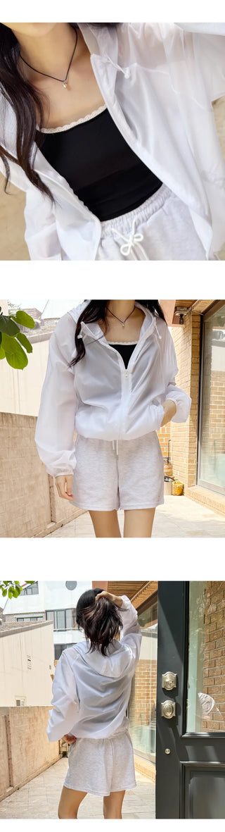 Oversized Windbreaker Hoodie