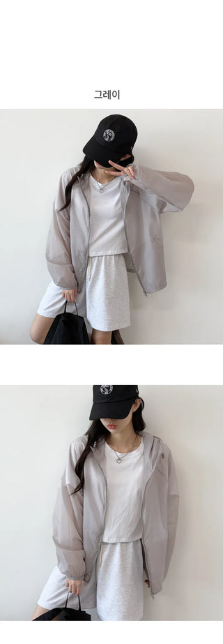 Oversized Windbreaker Hoodie