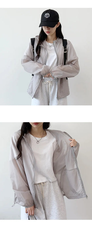Oversized Windbreaker Hoodie