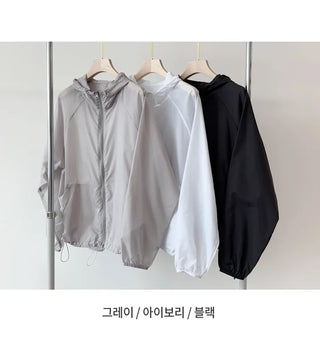 Oversized Windbreaker Hoodie