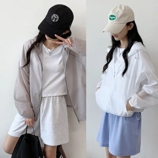 Oversized Windbreaker Hoodie