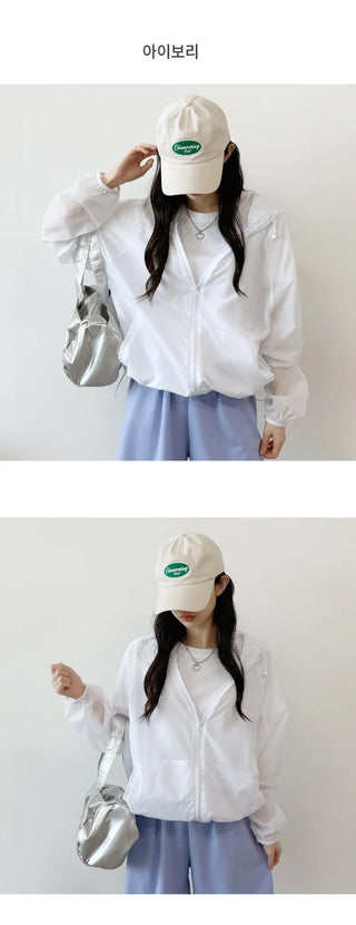 Oversized Windbreaker Hoodie