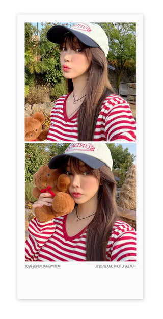 Striped Knit Top