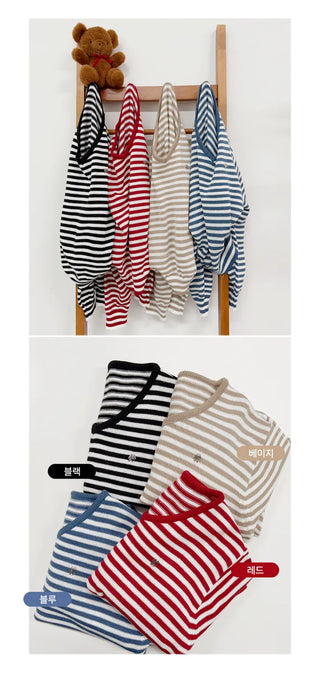 Striped Knit Top