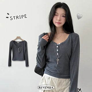 Striped Knit Top