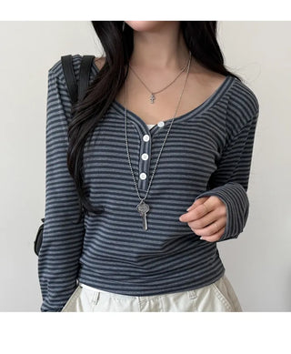 Striped Knit Top
