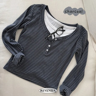 Striped Knit Top