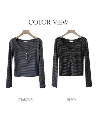 Striped Knit Top