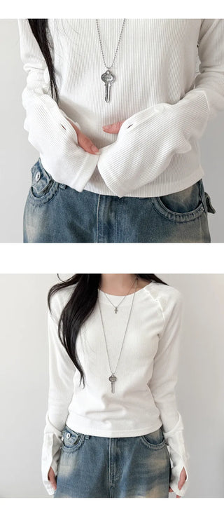 Ribbed Tee