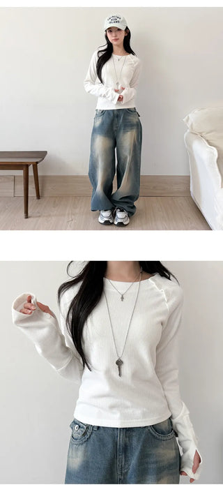 Ribbed Tee