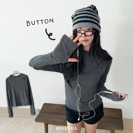 Button Hoodie