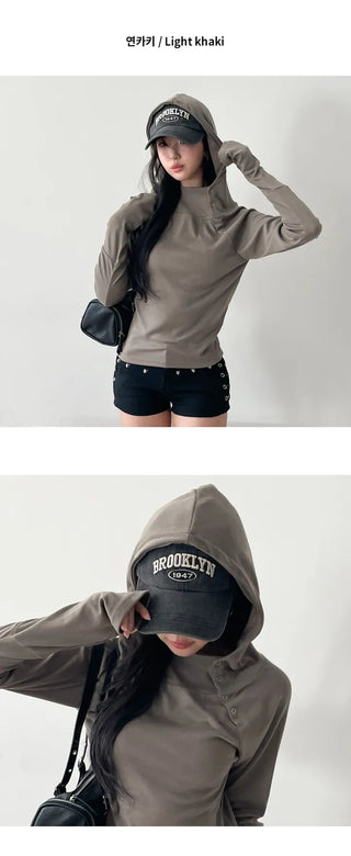 Button Hoodie