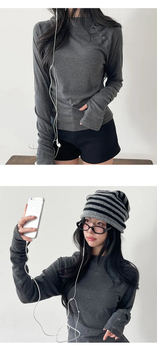 Button Hoodie