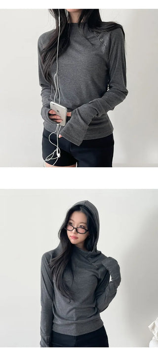 Button Hoodie