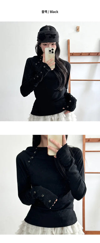 Button Hoodie