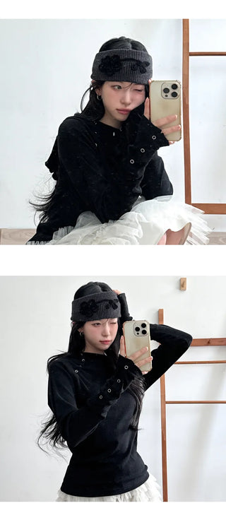 Button Hoodie