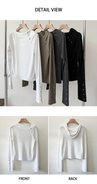 Button Hoodie