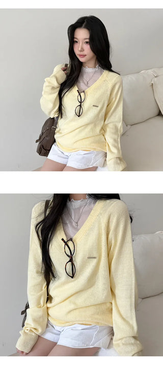 V Neck Knit