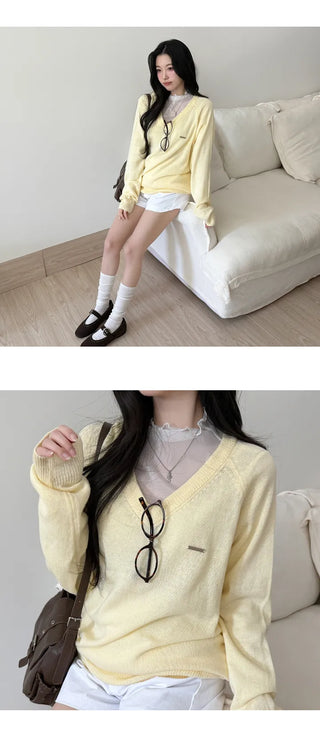 V Neck Knit