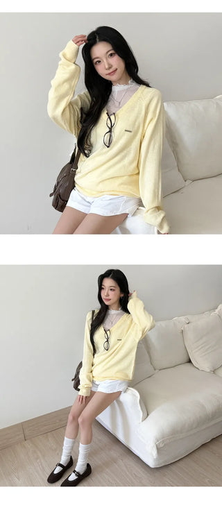 V Neck Knit
