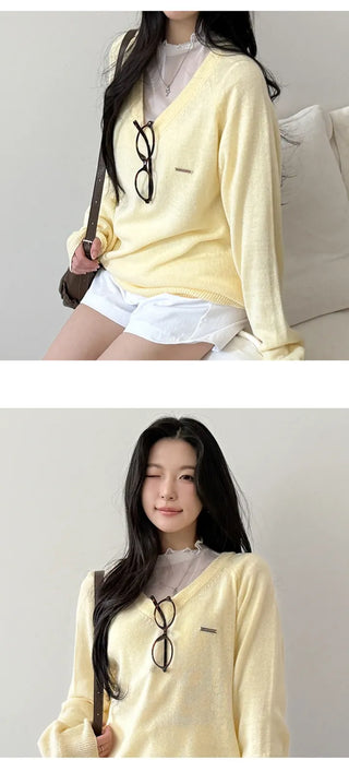 V Neck Knit
