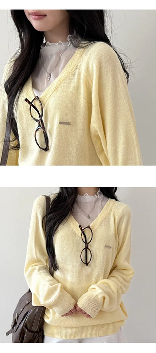 V Neck Knit