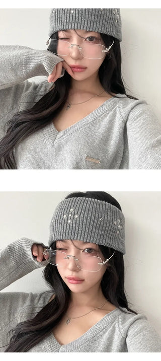 V Neck Knit