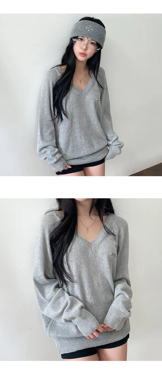 V Neck Knit