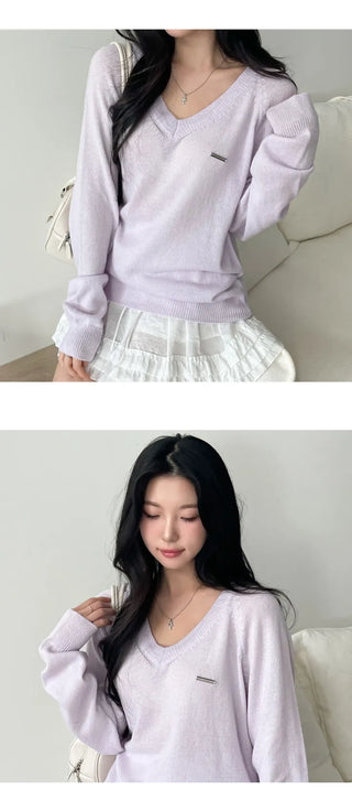 V Neck Knit