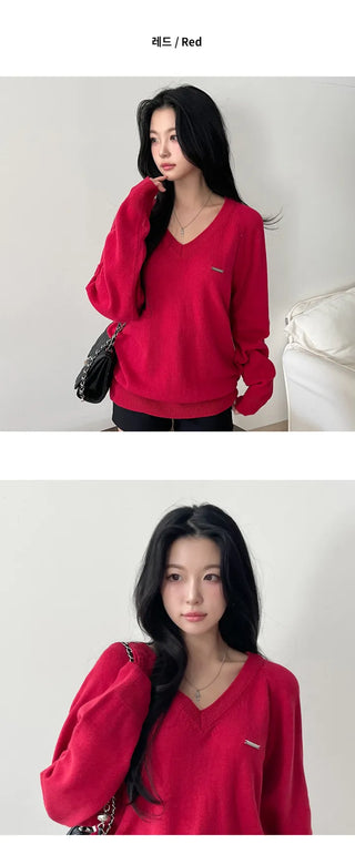 V Neck Knit