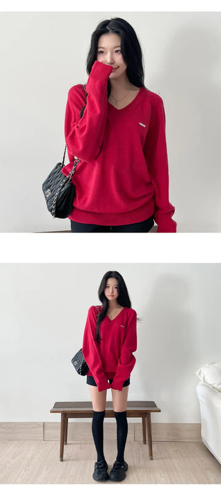 V Neck Knit