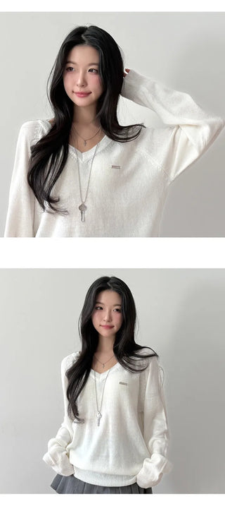 V Neck Knit