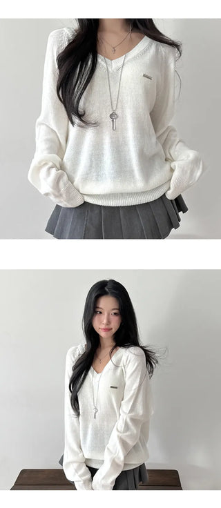 V Neck Knit