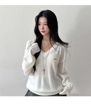 V Neck Knit